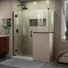 DreamLine E123303430-09 The DreamLine Unidoor-X is a frameless shower door, tub door or enclosure that features a luxurious modern design, complementing the architectural details, tile patterns and the composition of your bath space. Unidoor-X