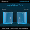 DreamLine Unidoor-X E3270630L-04 Frameless Shower Door Enclosure