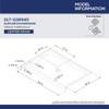 DreamLine SlimLine DLT-1136540-22 Acrylic Shower Base with SlipGrip Safety Floor