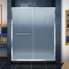 DreamLine DL-6970C-88-01F The DreamLine Infinity-Z sliding shower or tub door offers classic style with a modern touch. The Infinity-Z will transform your bathroom with a beautiful balance of functionality, elegance and sophistication. A variety of