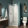 DreamLine DL-6527-01 This DreamLine Kit combines the Aqua Fold Shower Door, SlimLine Shower base, and Q-Wall backwall to completely transform a shower space. The Aqua Fold features a trackless style and a continuous self-centering pivot to add style