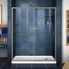 DreamLine DL-6972R-04CL The DreamLine Infinity-Z sliding shower or tub door offers classic style with a modern touch. The Infinity-Z will transform your bathroom with a beautiful balance of functionality, elegance and sophistication. A variety of