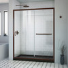 DreamLine Infinity-Z DL-6970-CLR-88-06 Sliding Shower & Tub Door, Clear Glass