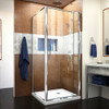 DreamLine DL-6715-01CL The DreamLine Flex pivot shower enclosure and SlimLine base kit offers modern appeal at a budget friendly price point. The versatile Flex model combines cutting-edge pivot hardware, simple installation and dependable