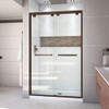 DreamLine DL-7009C-06 The DreamLine Encore bypass sliding shower or tub door has a modern frameless look to make your shower the focal point of the bathroom. Encores elegant bypass design provides smooth and quiet sliding operation, with the added