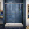 DreamLine DL-6970L-22-04 The DreamLine Infinity-Z sliding shower or tub door offers classic style with a modern touch. The Infinity-Z will transform your bathroom with a beautiful balance of functionality, elegance and sophistication. A variety of