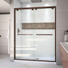 DreamLine DL-7007C-06 The DreamLine Encore bypass sliding shower or tub door has a modern frameless look to make your shower the focal point of the bathroom. Encores elegant bypass design provides smooth and quiet sliding operation, with the added