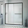 DreamLine DL-6973-CLR-09 The DreamLine Infinity-Z sliding shower or tub door offers classic style with a modern touch. The Infinity-Z will transform your bathroom with a beautiful balance of functionality, elegance and sophistication. A variety of