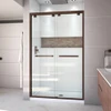 DreamLine DL-7008C-06 The DreamLine Encore bypass sliding shower or tub door has a modern frameless look to make your shower the focal point of the bathroom. Encores elegant bypass design provides smooth and quiet sliding operation, with the added