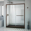DreamLine DL-6971-CLR-88-06 The DreamLine Infinity-Z sliding shower or tub door offers classic style with a modern touch. The Infinity-Z will transform your bathroom with a beautiful balance of functionality, elegance and sophistication. A variety of