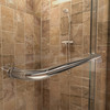 DreamLine DL-6940C-88-01 CHARISMA Frameless Bypass Shower Door & SlimLine Base Kit