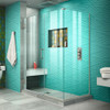 DreamLine SHEN-24455300-04 The DreamLine Unidoor Plus is a frameless hinged shower door or enclosure that is perfectly designed for today’s contemporary trends. With modern appeal and sleek clean lines, the Unidoor Plus adds a touch of timeless style