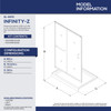 DreamLine Infinity-Z DL-6970L-88-01 Sliding Shower Tub Door