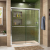 DreamLine Duet DL-6950R-22-01 Semi-Frameless Sliding Bypass Shower/Tub Door