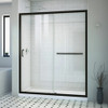DreamLine DL-6970-CLC-09 The DreamLine Infinity-Z sliding shower or tub door offers classic style with a modern touch. The Infinity-Z will transform your bathroom with a beautiful balance of functionality, elegance and sophistication. A variety of
