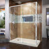 DreamLine DL-6720L-22-01 The DreamLine Flex pivot shower enclosure and SlimLine base kit offers modern appeal at a budget friendly price point. The versatile Flex model combines cutting-edge pivot hardware, simple installation and dependable