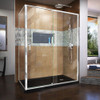 DreamLine DL-6720R-88-01 The DreamLine Flex pivot shower enclosure and SlimLine base kit offers modern appeal at a budget friendly price point. The versatile Flex model combines cutting-edge pivot hardware, simple installation and dependable