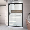 DreamLine DL-7009C-09 The DreamLine Encore bypass sliding shower or tub door has a modern frameless look to make your shower the focal point of the bathroom. Encores elegant bypass design provides smooth and quiet sliding operation, with the added