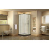 DreamLine Prime DL-6702-89-04FR Neo Round Sliding Shower Enclosure & Base Kit