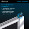 DreamLine Prime DL-6702-06FR Sliding Shower Enclosure and Base Kit