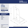DreamLine Aqua Ultra DL-6521L-01CL Frameless Curved Shower & Tub Screen