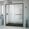 DreamLine DL-6970-CLC-88-06 The DreamLine Infinity-Z sliding shower or tub door offers classic style with a modern touch. The Infinity-Z will transform your bathroom with a beautiful balance of functionality, elegance and sophistication. A variety of