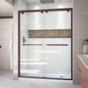 DreamLine DL-7004R-06 The DreamLine Encore bypass sliding shower or tub door has a modern frameless look to make your shower the focal point of the bathroom. Encores elegant bypass design provides smooth and quiet sliding operation, with the added