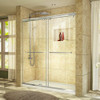 DreamLine DL-6943L-01CL This DreamLine shower kit offers the perfect solution for a bathroom remodel or tub-to-shower conversion project with a CHARISMA frameless bypass shower door and a coordinating SlimLine shower base. The CHARISMA has a no wall