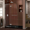 DreamLine DL-6521C-88-01 The DreamLine Aqua Ultra is frameless shower or tub screen with European appeal and modern architectural design. With a stunning curved silhouette that creates an open, inviting feel, the Aqua Ultra will transform your