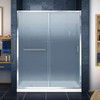 DreamLine DL-6973L-01FR The DreamLine Infinity-Z sliding shower or tub door offers classic style with a modern touch. The Infinity-Z will transform your bathroom with a beautiful balance of functionality, elegance and sophistication. A variety of