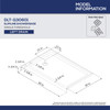 DreamLine DL-6940L-22-01 CHARISMA Frameless Bypass Shower Door Kit with SlimLine Base