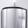DreamLine Prime DL-6153-01CL Neo Round Sliding Shower Enclosure & Base Kit