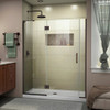 DreamLine D32906572L-06 The DreamLine Unidoor-X is a frameless shower door, tub door or enclosure that features a luxurious modern design, complementing the architectural details, tile patterns and the composition of your bath space. Unidoor-X