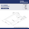 DreamLine Infinity-Z DL-6117R-04FR Sliding Shower Door – Framed Glass Enclosure