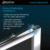 DreamLine Infinity-Z DL-6118L-04CL Sliding Shower Tub Door with Clear Glass