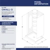 DreamLine DL-6146R-01 SlimLine Shower Base & Backwall Panel Kit