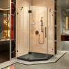 DreamLine DL-6051-88-09 The DreamLine Prism Lux is a fully frameless neo-angle corner shower enclosure with a modern design to transform any shower into a glass oasis. Prism Lux combines style and luxurious design with premium self-closing hinges for