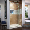 DreamLine DL-6219C-22-04 The DreamLine Flex pivot shower door and SlimLine base kit offers modern appeal at a budget friendly price point. The versatile Flex model combines cutting-edge pivot hardware, simple installation and dependable performance.