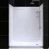 DreamLine DL-6190R-01 DreamLine combines a SlimLine shower base with coordinating shower backwall panels to create a convenient kit that can transform a shower space. The SlimLine shower base incorporates a low profile design for a sleek modern look.
