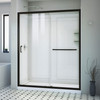 DreamLine Infinity-Z DL-6118-CLC-09 Sliding Shower Tub Door with Chrome Frame