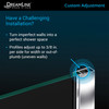 DreamLine Prism DL-6030-88-06 Neo-Angle Frameless Glass Shower Enclosure