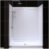 DreamLine DL-6189C-01 SlimLine Shower Base & Tile Pattern Backwall Panel Kit