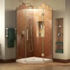 DreamLine DL-6063-22-04 The DreamLine Prism Plus is a frameless neo-angle shower enclosure with a contemporary style sure to be a perfect match to any bathroom space. The Prism Plus shines with obstruction-free patented design brackets and luxury