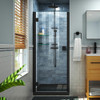 DreamLine DL-534242-88-09 The DreamLine Lumen semi-framed swing shower door and SlimLine base kit offer unique style and functional appeal, while keeping your budget in mind. The Lumen has a modern wall profile design with integrated hinges (patent