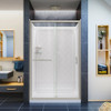 DreamLine DL-6107C-04CL The DreamLine Infinity-Z sliding shower or tub door offers classic style with a modern touch. The Infinity-Z will transform your bathroom with a beautiful balance of functionality, elegance and sophistication. A variety of