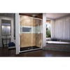DreamLine DL-6225C-88-01 Flex Pivot Shower Door and SlimLine Base Kit