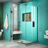 DreamLine Unidoor Plus SHEN-24385340-09 Frameless Hinged Shower Door Enclosure