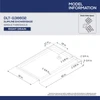 DreamLine DL-6148R-01 SlimLine Shower Base with Backwall Panel Kit