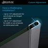 DreamLine Unidoor-X D32506572L-09 Frameless Shower Door Enclosure