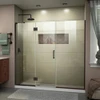 DreamLine D3241472L-06 The DreamLine Unidoor-X is a frameless shower door, tub door or enclosure that features a luxurious modern design, complementing the architectural details, tile patterns and the composition of your bath space. Unidoor-X